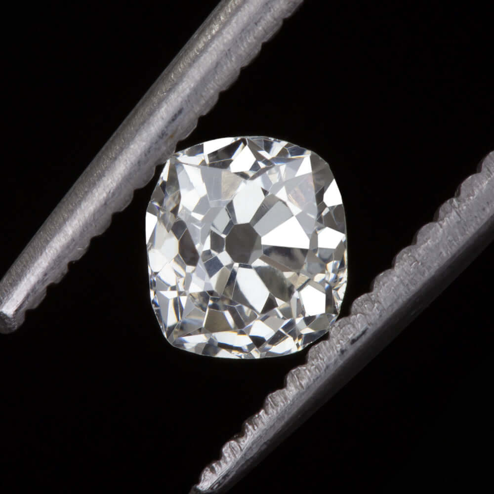 0.71ct GIA CERTIFIED J VS2 OLD MINE CUT DIAMOND 1900s ANTIQUE LOOSE NATURAL