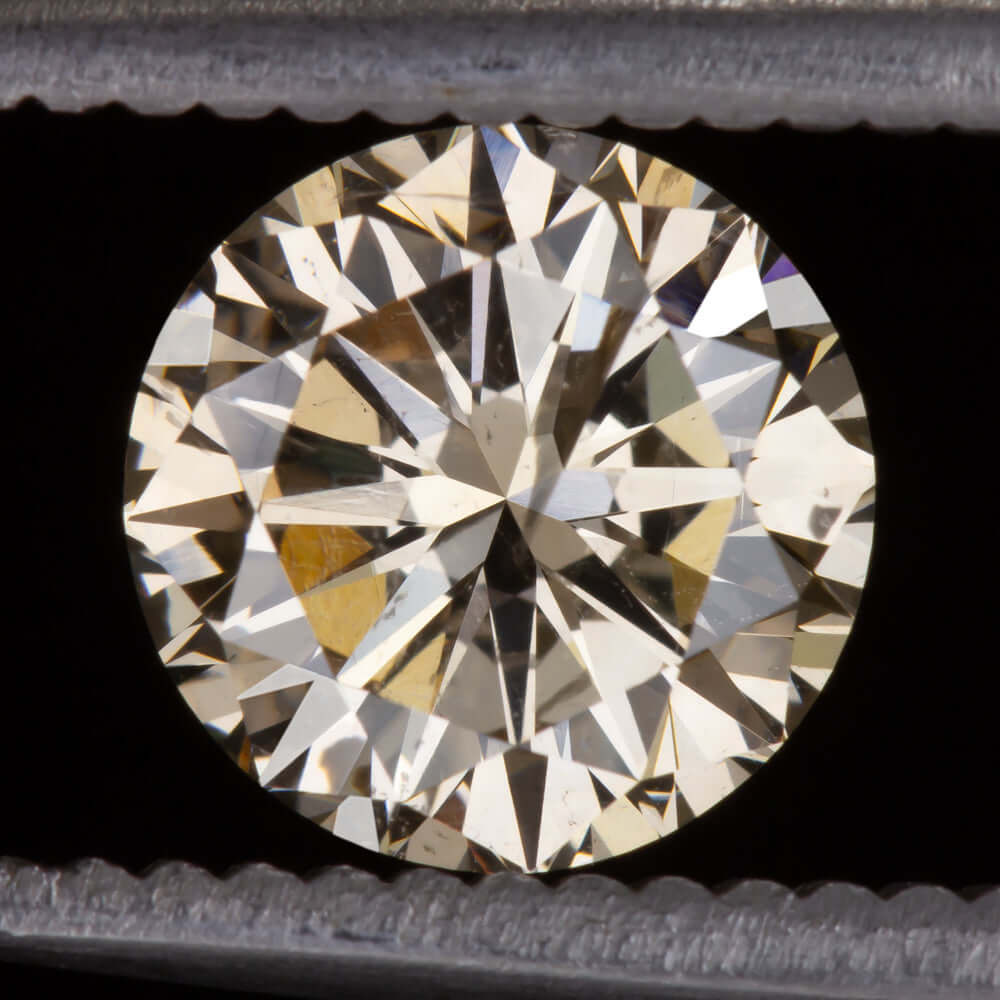 1.5 CARAT FANCY CHAMPAGNE DIAMOND EXCELLENT CUT ROUND NATURAL LOOSE 1.5ct