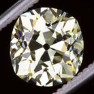 3.66ct GIA CERTIFIED W-X VS2 OLD MINE CUT DIAMOND ANTIQUE ESTATE CUSHION LOOSE