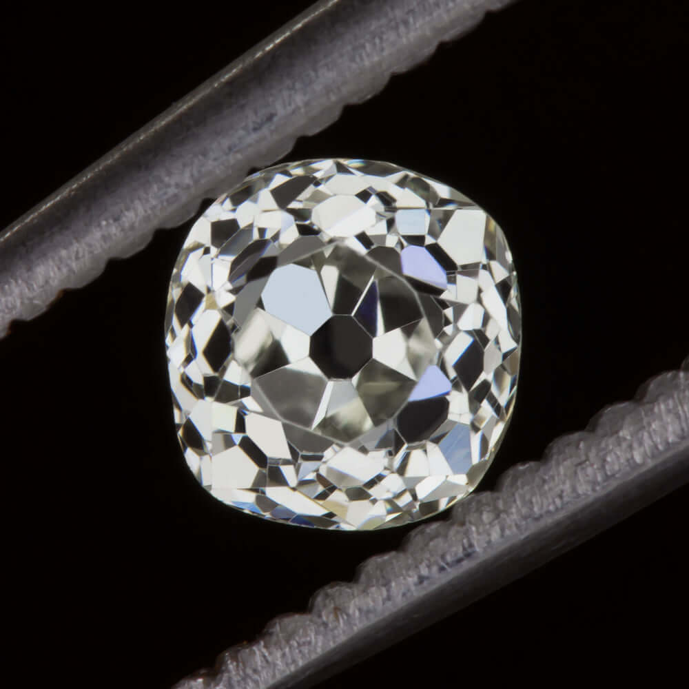 0.75ct OLD MINE CUT DIAMOND J-K VS1 ANTIQUE NATURAL LOOSE CUSHION 3/4ct ESTATE