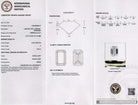 2 CARAT LAB CREATED DIAMOND IGI CERTIFIED F VVS2 EMERALD CUT LOOSE COLORLESS 2ct