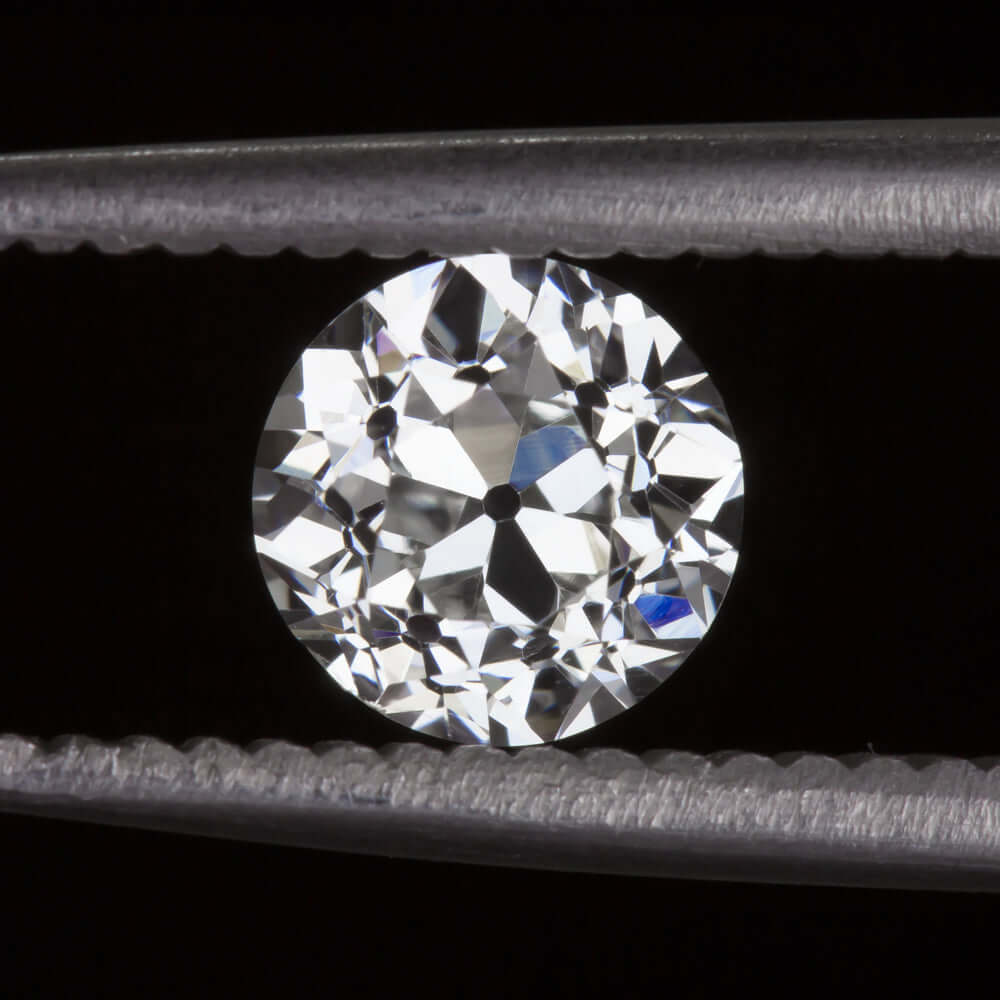 0.86ct CERTIFIED F SI1 OLD EUROPEAN CUT DIAMOND NATURAL LOOSE VINTAGE ANTIQUE