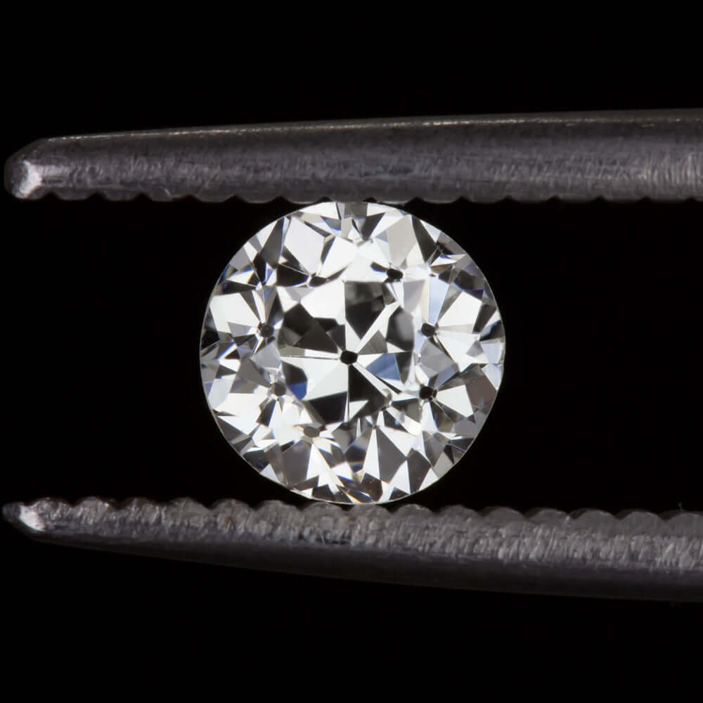 0.65ct CERTIFIED I SI1 OLD EUROPEAN CUT DIAMOND LOOSE VINTAGE ESTATE 2/3 CARAT
