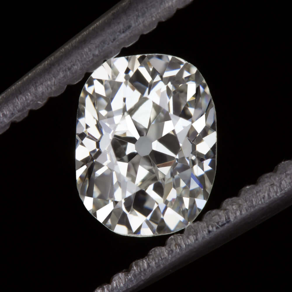0.85ct GIA CERTIFIED J SI2 OLD MINE CUT DIAMOND 1900s ANTIQUE LOOSE NATURAL