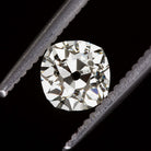 0.86ct CERTIFIED I VS2 OLD MINE CUT DIAMOND ANTIQUE NATURAL LOOSE ESTATE 1900s