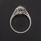 OLD EUROPEAN CUT DIAMOND BELAIS ENGAGEMENT RING ART DECO VINTAGE SOLITAIRE 1920s