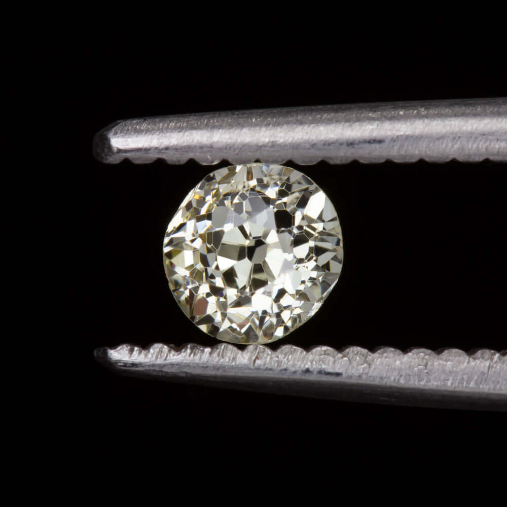 0.40ct OLD MINE CUT DIAMOND S VS ANTIQUE CUSHION BRILLIANT VINTAGE LOOSE NATURAL