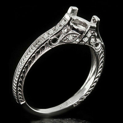Willow Elongated Cushion Cut Diamond Engagement Ring Setting – KAVALRI
