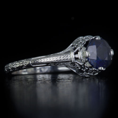 Custom Blue Sapphire Ring with Channel Set Diamond Accents | Exquisite  Jewelry for Every Occasion | FWCJ