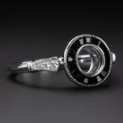 NATURAL ONYX DIAMOND ART DECO ENGAGEMENT RING SETTING VINTAGE STYLE TARGET