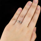 VINTAGE ART DECO DIAMOND ENGAGEMENT RING SETTING ROUND CUSHION FLORAL FILIGREE