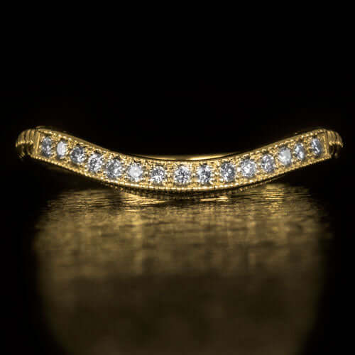 Shop 14K Yellow Gold Diamond Spine Ring | Carbon & Hyde
