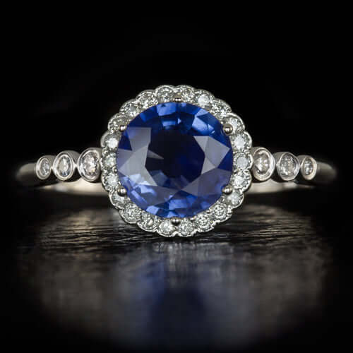 Raviour Lifestyle Blue Sapphire Neelam 100% Original Gemstone Asthdhatu Ring  - Raviour Lifestyle - 3614378