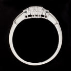 VINTAGE STYLE ONYX DIAMOND RING SETTING SEMI MOUNT COCKTAIL ART DECO TARGET
