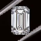 1 CARAT LAB CREATED DIAMOND IGI CERTIFIED E VVS2 EMERALD CUT LOOSE COLORLESS 1ct