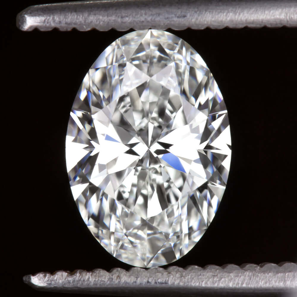 1.85ct LAB CREATED DIAMOND IGI CERTIFIED F VS2 OVAL SHAPE CUT LOOSE COLORLESS