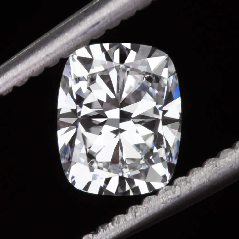 1 CARAT LAB CREATED DIAMOND CERTIFIED D VVS1 CUSHION BRILLIANT COLORLESS LOOSE
