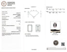 2 CARAT LAB CREATED DIAMOND CERTIFIED F VS1 EMERALD SHAPE CUT LOOSE COLORLESS