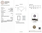 1.56c LAB CREATED DIAMOND CERTIFIED F VS1 EMERALD SHAPE LOOSE ENGAGEMENT 1.5ct