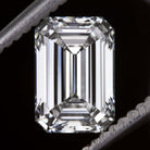1.5 CARAT LAB CREATED DIAMOND IGI CERTIFIED F VVS2 EMERALD SHAPE CUT LOOSE 1.5ct