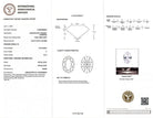 1 CARAT LAB CREATED DIAMOND CERTIFIED F VS2 OVAL SHAPE CUT LOOSE COLORLESS 1ct