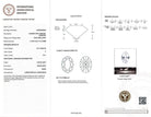 3ct LAB CREATED DIAMOND GIA CERTIFIED F VS1 OVAL SHAPE CUT LOOSE 3 CARAT GROWN