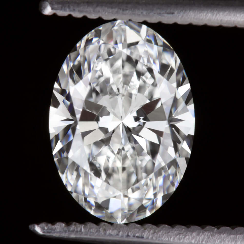 2.71ct LAB CREATED DIAMOND GIA CERTIFIED F VVS2 OVAL SHAPE CUT LOOSE 3ct GROWN