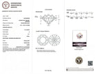 2.11ct LAB CREATED DIAMOND STUD EARRINGS CERTIFIED E SI1 PAIR EXCELLENT ROUND