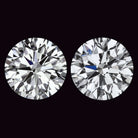 2.11ct LAB CREATED DIAMOND STUD EARRINGS CERTIFIED E SI1 PAIR EXCELLENT ROUND