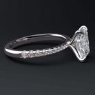 1.70ct LAB CREATED DIAMOND ENGAGEMENT RING CERTIFIED G VS1 RADIANT CUT THIN BAND