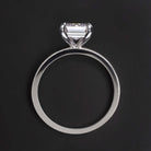 1.56c LAB CREATED DIAMOND ENGAGEMENT RING CERTIFIED F VS EMERALD SOLITAIRE 1.5ct