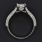 1.70c LAB CREATED DIAMOND ENGAGEMENT RING CERTIFIED F VS OVAL SPLIT SHANK 1.75ct