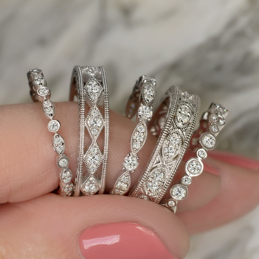 Cheap diamond eternity bands Outlet